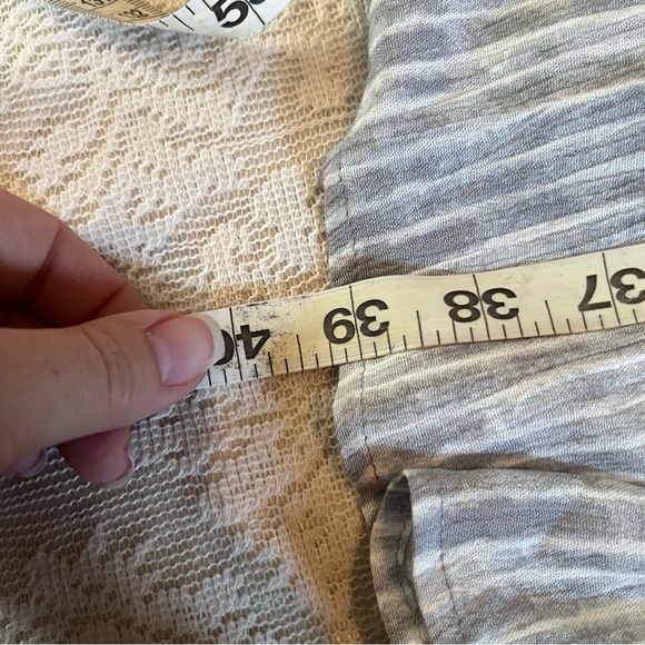 NWT Calstyle striped 3/4 sleeve midi dress - Picture 5 of 8